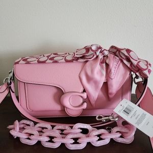 Coach pink tabby with accessories